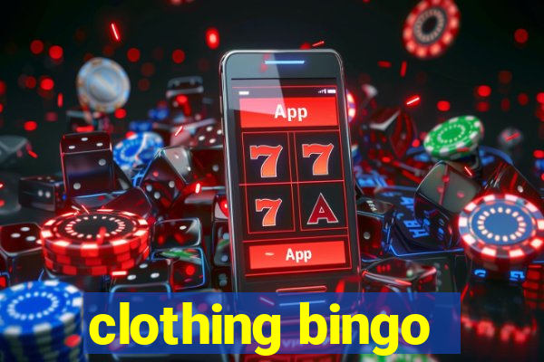 clothing bingo