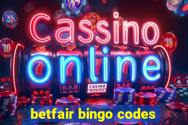 betfair bingo codes