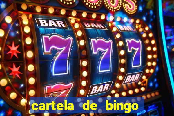 cartela de bingo vazia para imprimir