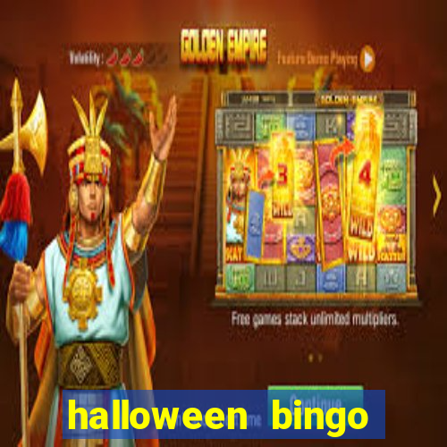 halloween bingo cards with numbers