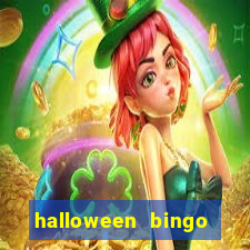 halloween bingo cards with numbers