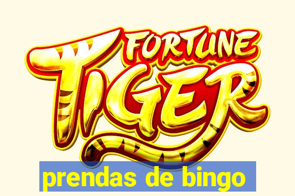 prendas de bingo