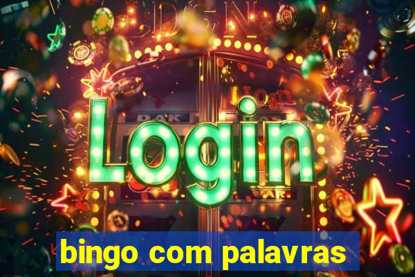 bingo com palavras