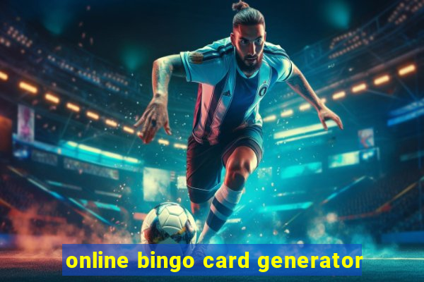 online bingo card generator