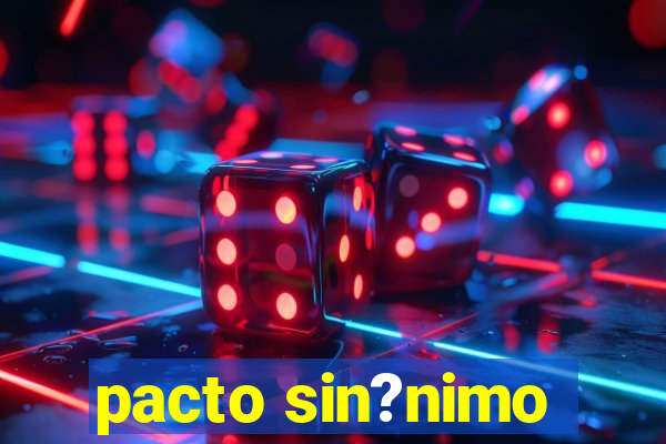 pacto sin?nimo