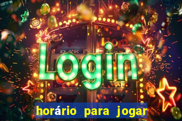 horário para jogar no rabbit