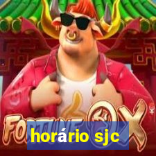 horário sjc